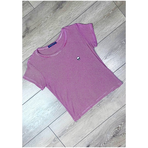 Brandy Melville Striped Tori Alien Patch Tee *Small Flaw* - Picture 2 of 12